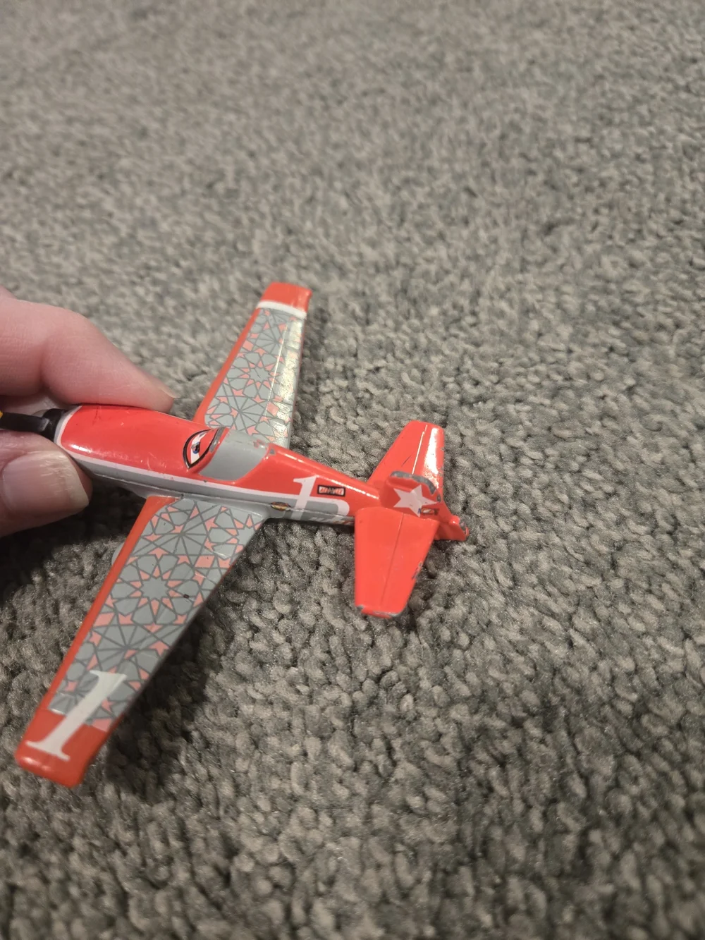 Mattel Disney Pixar Planes Vecihi Rare Collectable Die Cast Toy Red White Gray